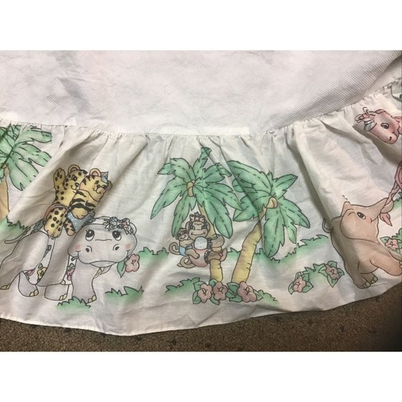 Red Calliope Other Vtg 992 Little Bedding Red Calliope Crib Ruffle